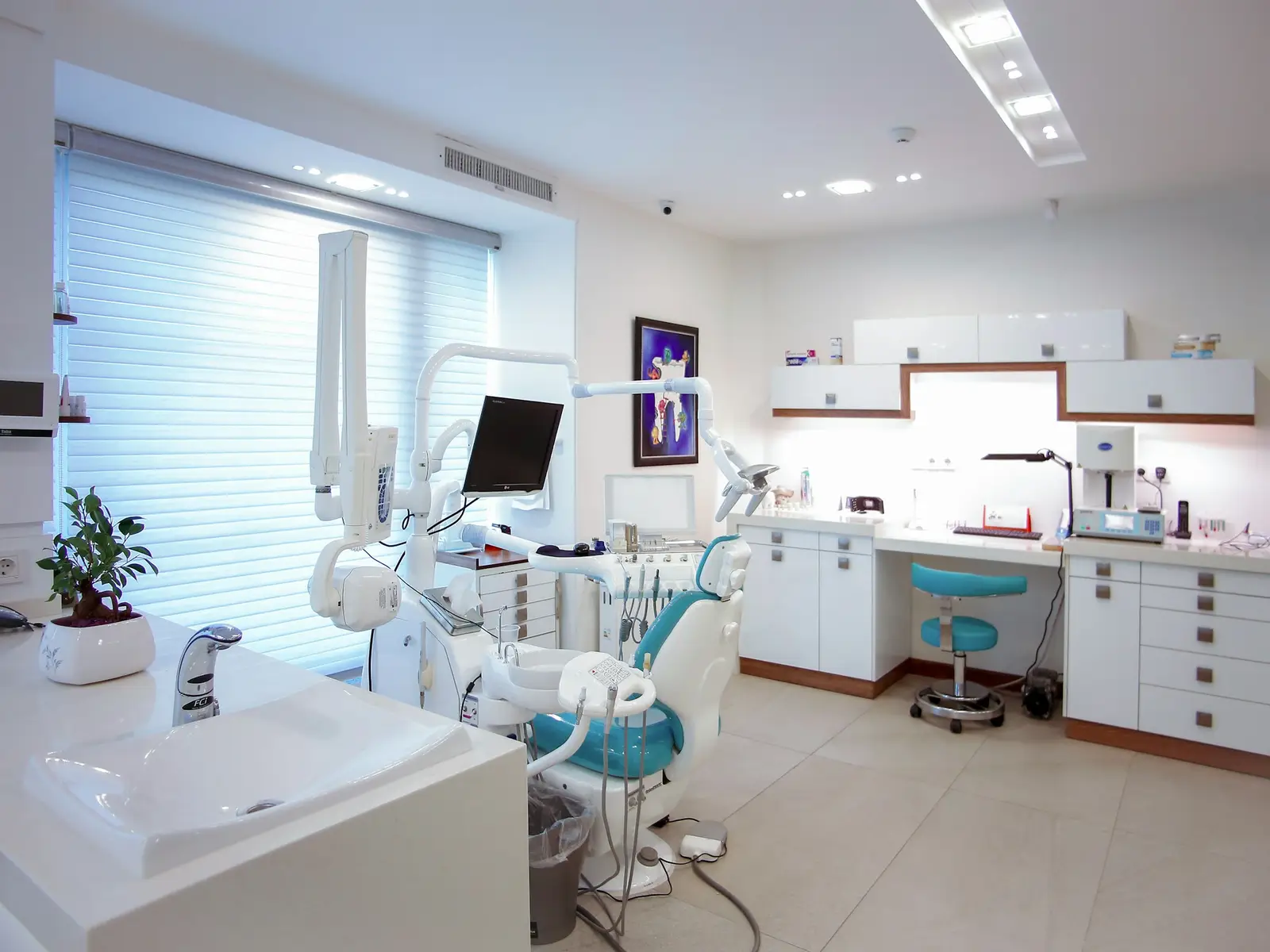 Allied health clinic reception area